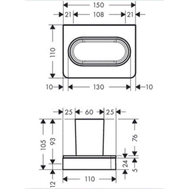 Axor Стакан для зубних щіток, (42834000)