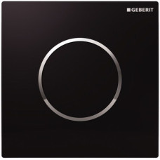 Geberit HYTOUCH ROUND Система пневматичного керування змиванням пісуара, змивна клавіша типу 10, чорний/глянцевий хром, (116.015.KM.1)