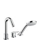 Hansgrohe Logis Змішувач для ванни, на три отвори, з ручним душем, (71310000)