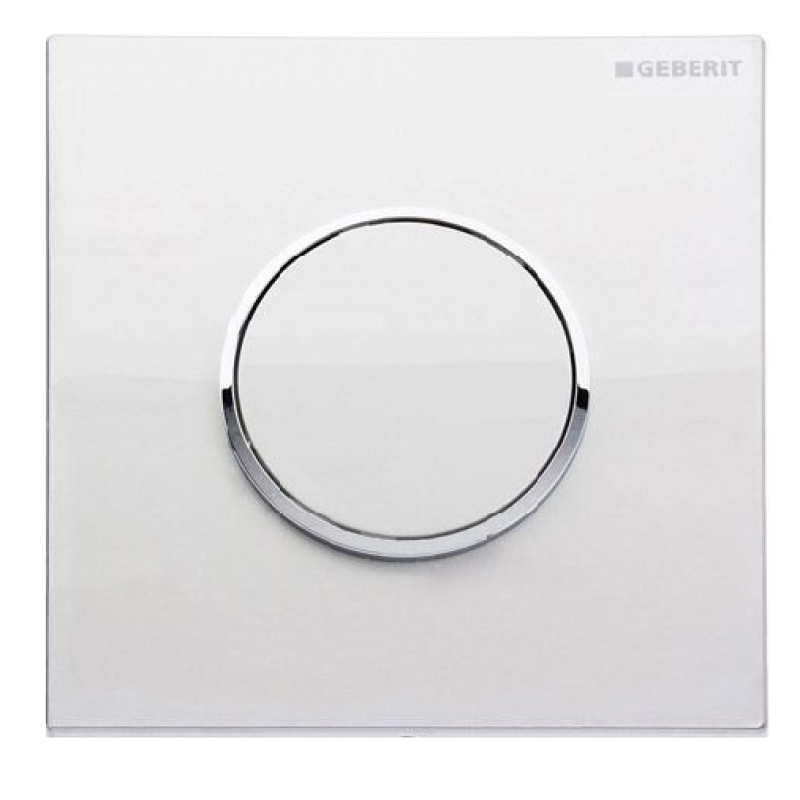 Geberit HYTOUCH ROUND Система пневматичного керування змиванням пісуара, змивна клавіша типу 10, глянцевий хром/матовий хром, (116.015.KH.1)