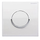 Geberit HYTOUCH ROUND Система пневматичного керування змиванням пісуара, змивна клавіша типу 10, глянцевий хром/матовий хром, (116.015.KH.1)
