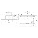 Laufen LIVING SQUARE умивальник 130*48см білий, (H8164350001041)