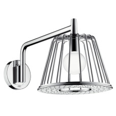 Axor Lamp Shower Душ верхній з лампою, поворотний, 1 вид струменя (чорний хром), (26031000 (polished black))