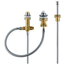 Hansgrohe Logis Прихована частина на три отвори для установки змішувача на край ванни, (13439180)