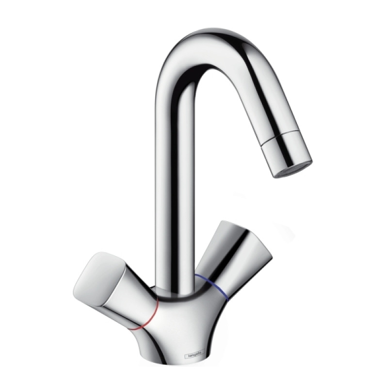Hansgrohe Logis Змішувач для раковини з двома рукоятками, (71222000)