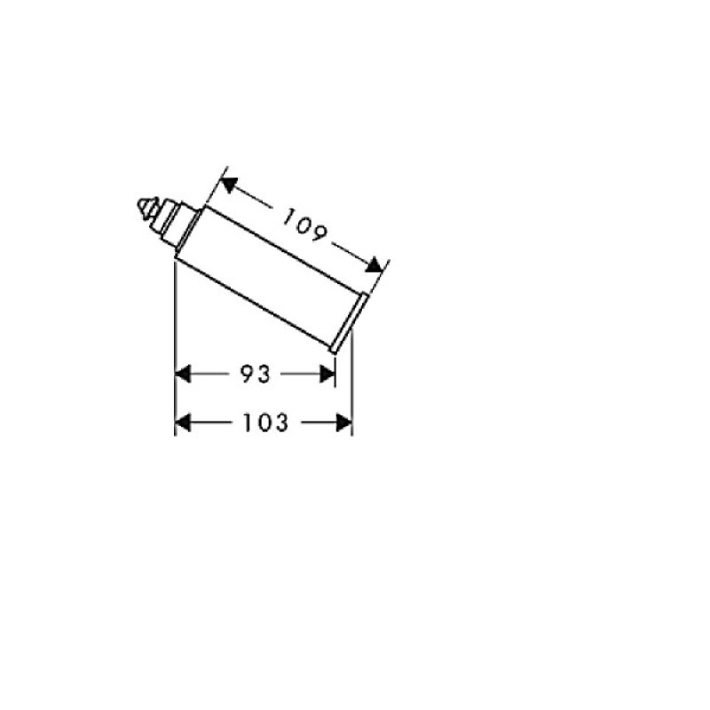 Axor Starck Подовження виливу, 60мм, (10981000)
