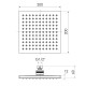 IMPRESE Душ верхній 200х200 мм, (SQ200)