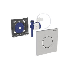 Geberit HYTOUCH ROUND Система пневматичного керування змиванням пісуара, змивна клавіша типу 10, нержавіюча сталь, (116.015.SN.1)