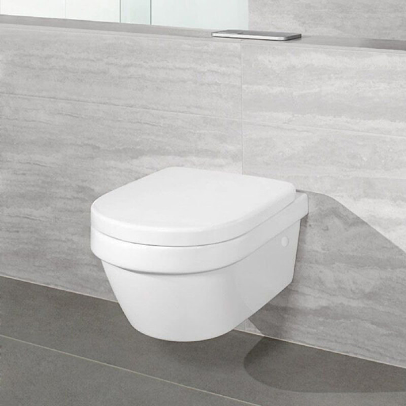 VILLEROY & BOCH Унітаз підвісний Architectura Directflush без обідка з кришкою Soft Closing (4694HR01)