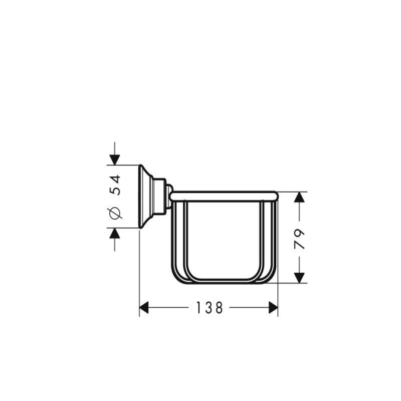 Axor Montreux Мыльница-короб, (42065820)