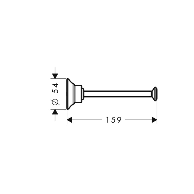 Axor Montreux держатель запасной для туалетной бумаги, (42028820)