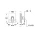 Grohe Eurocube Смеситель для душа, однорычажный, (19898000)