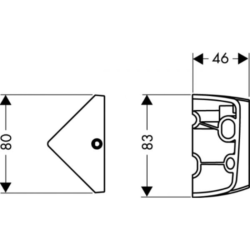 Hansgrohe Raindance Lift Угловой монтажный набор, (27999000)