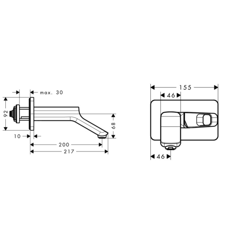 Axor Urquiola Смеситель для раковины, (11026000)