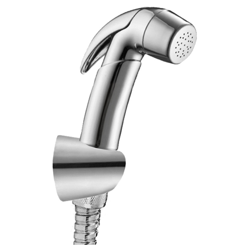 IMPRESE Гарнітур гігієнічний (лійка хром, тримач, шланг в подвійному обплетенні 1,2 м), (B70312)