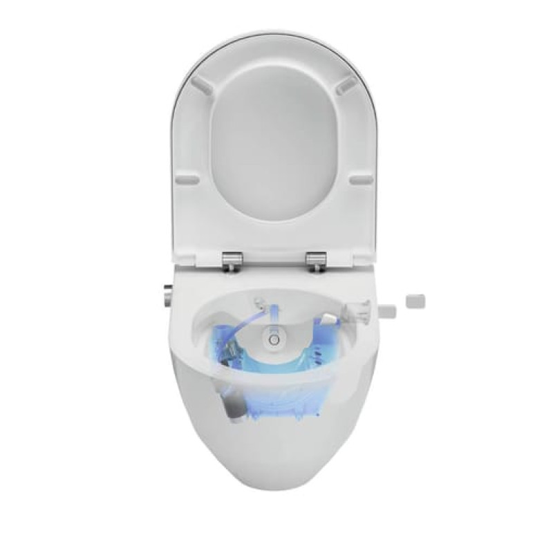 Laufen Унитаз-биде CLEANET NAVIA консольный rimless с крышкой soft-close (H8206014000001)