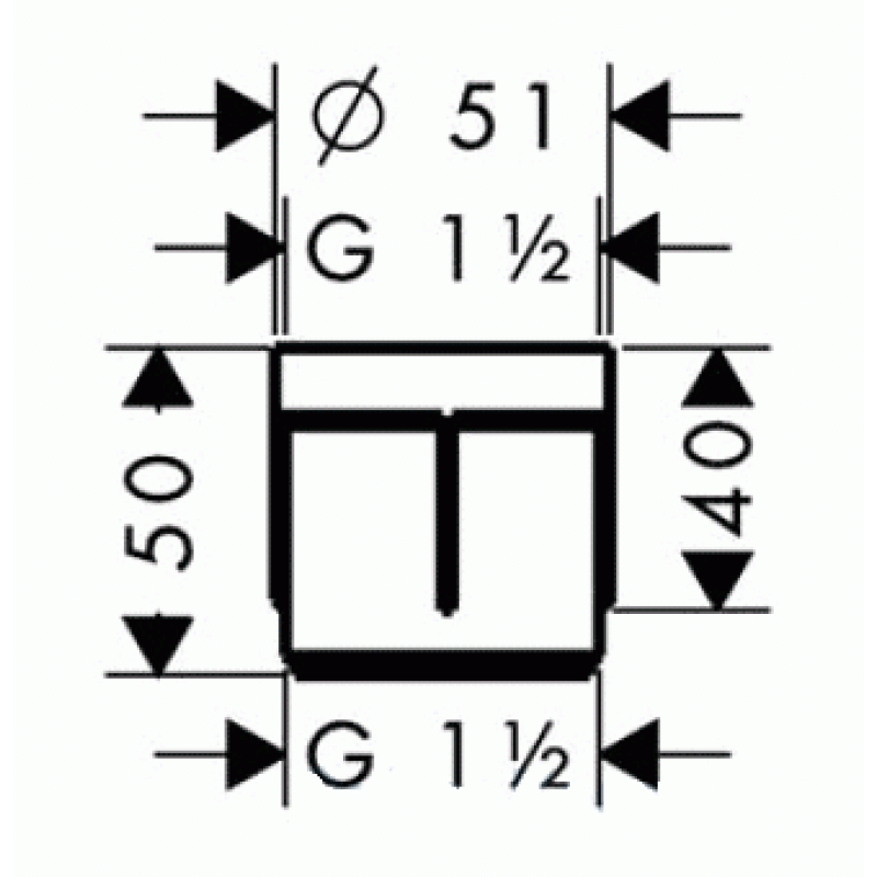 Hansgrohe Подовжувач, (98806000)