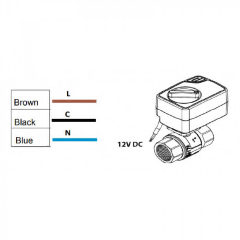 Mastino Кран с электроприводом 12В 1/2 (006302)