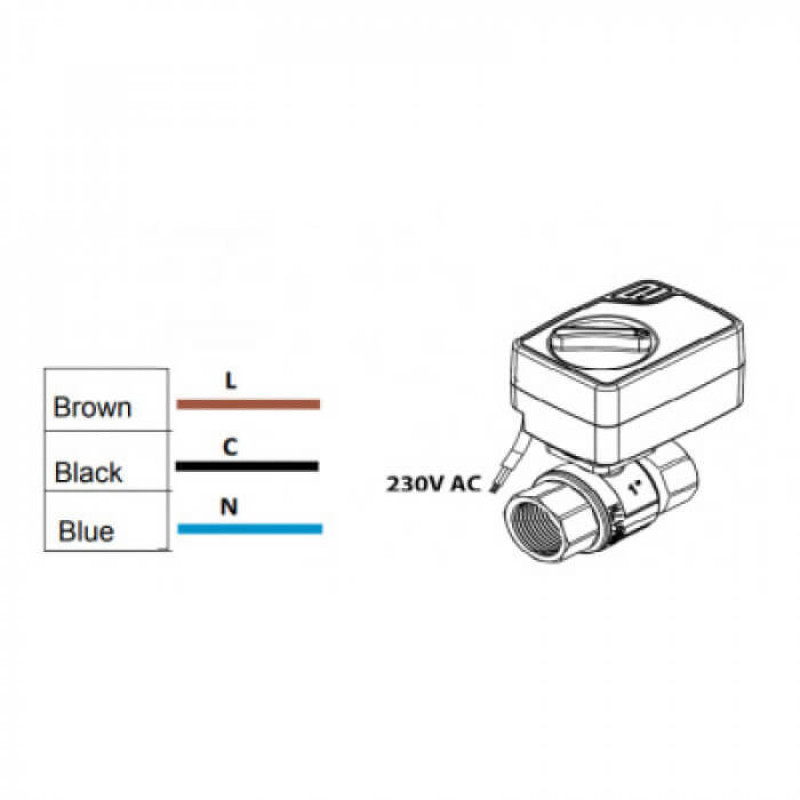 Mastino Кран с электроприводом 220B 3/4 (006306)