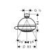 Hansgrohe Crometta 85 Variojet верхній душ 28424000, (28424000)