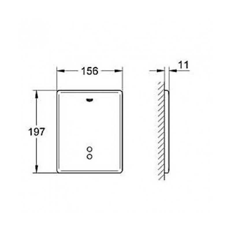Grohe Skate Клавиша Смыва, инфракрасная электроника, (37749000)
