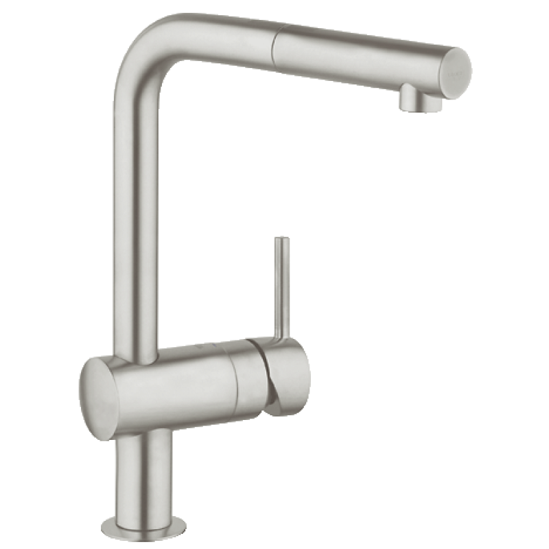 Grohe Minta Смеситель для раковины, однорычажный (суперсталь), (32168DC0)