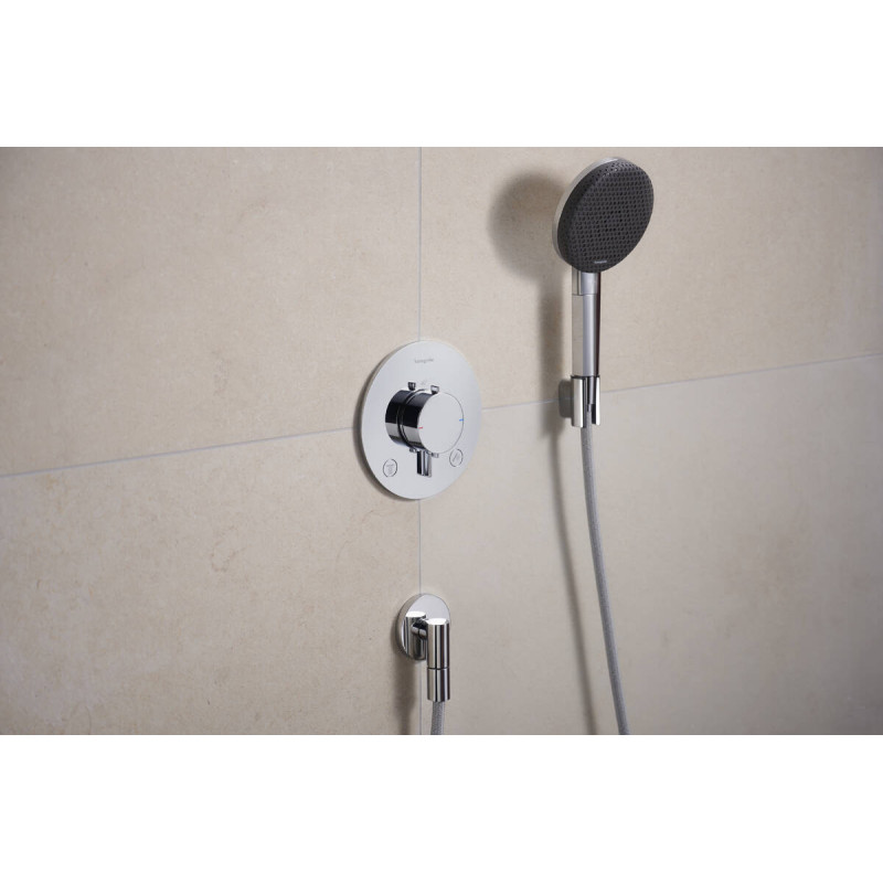 Hansgrohe ECOSTAT COMFORT S термостат для 2х потребителей, ПМ, хром, (33715000)