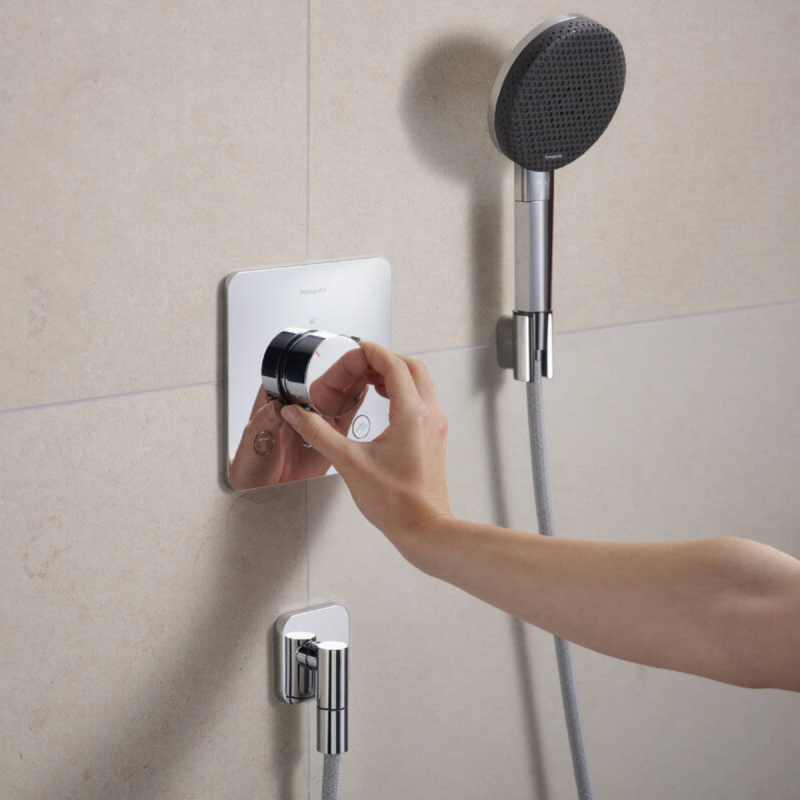 Hansgrohe ECOSTAT COMFORT Q термостат для 2х потребителей, ПМ, хром, (33713000)
