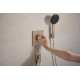 Hansgrohe ECOSTAT COMFORT E термостат для 2х потребителей, ПМ, шлифованная бронза, (33711140)