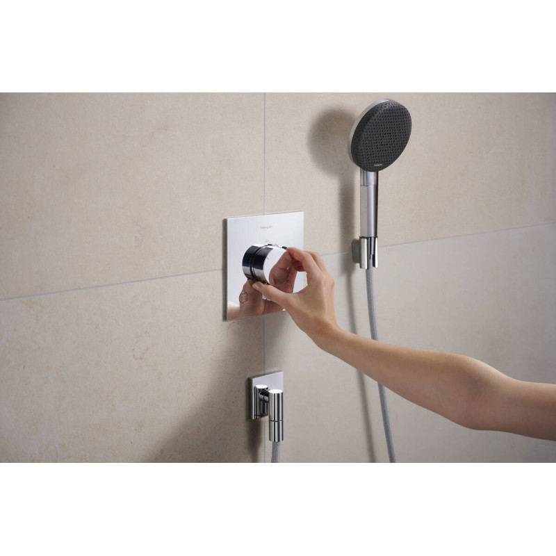 Hansgrohe ECOSTAT COMFORT E термостат для 2х потребителей, ПМ, хром, (33711000)