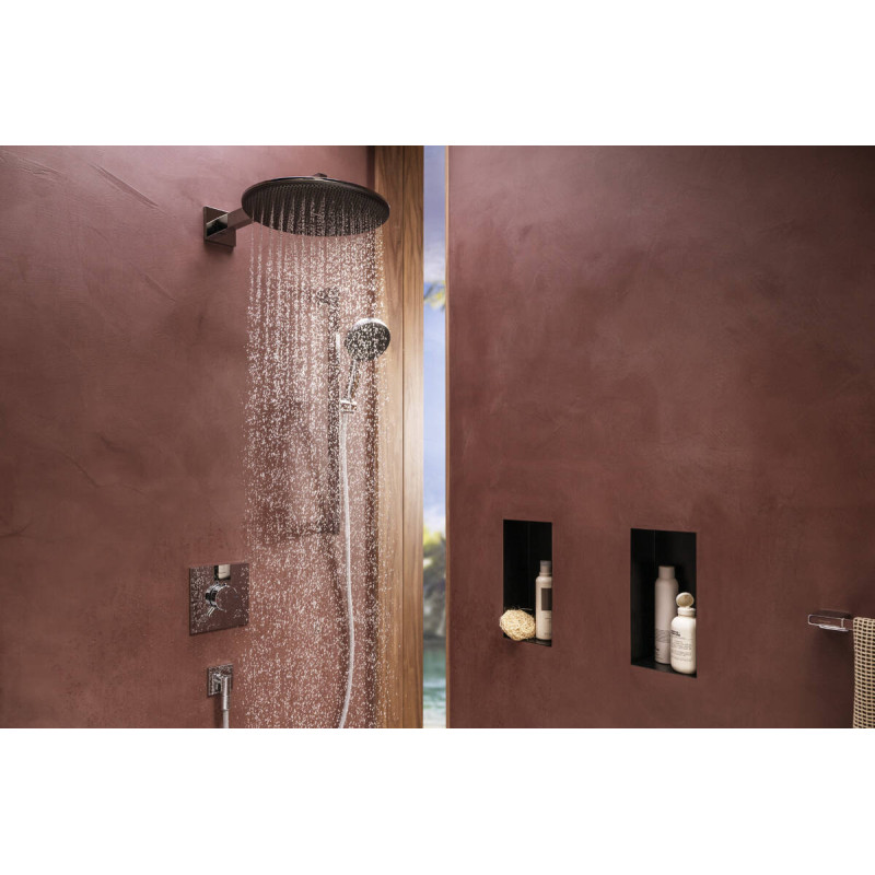 Hansgrohe ECOSTAT COMFORT E термостат для 2х потребителей, ПМ, хром, (33711000)