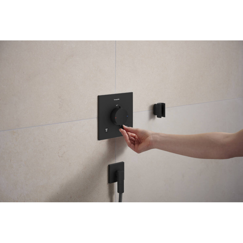 Hansgrohe PORTER FINE тримач для душу, чорний матовий, (28885670)