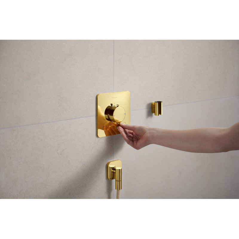 Hansgrohe FIXFIT FINE Q шлангове з`єднання, полірованне золото, (28884990)