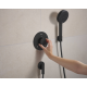 Hansgrohe FIXFIT FINE S шланговое соединение, черный матовый, (28882670)