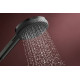Hansgrohe RAINDANCE ALIVE SELECT S душовий набір EcoSmart (ручний душ 3режими, шланг, тримач), шліфованний чорний хром, (24611340)