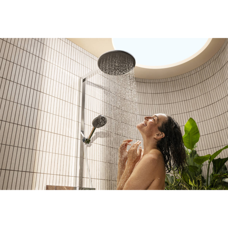 Hansgrohe RAINDANCE ALIVE S душова система Showerpipe 300, 1jet, з термостатом, хром, (24582000)