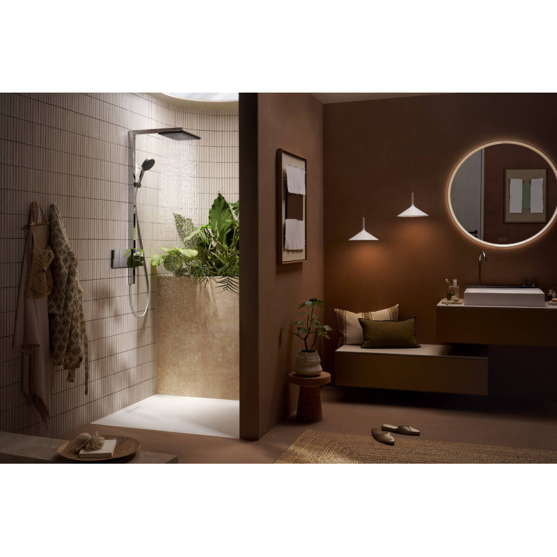 Hansgrohe RAINDANCE ALIVE Q душова система Showerpipe 210/340, 1jet, зтермостатом, хром, (24580000)