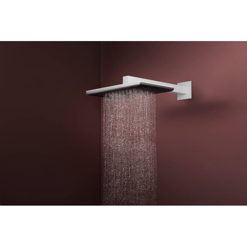 Hansgrohe RAINDANCE ALIVE Qверхній душ 210/340мм, 2 режими, з тримачем, колір білий матовий, (24550700)