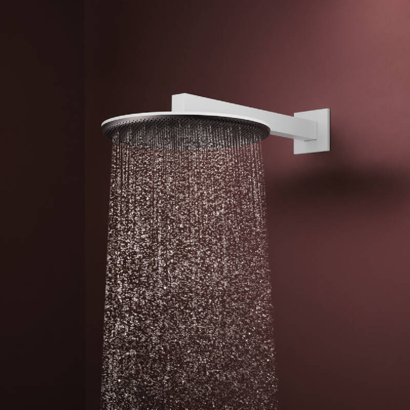 Hansgrohe RAINDANCE ALIVE S верхній душ 300мм, 2 режими, з тримачем, колір білий матовий, (24540700)