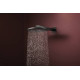 Hansgrohe RAINDANCE ALIVE S верхній душ 300мм, 2 режими, з тримачем, колір шліфованний чорний хром, (24540340)