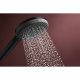 Hansgrohe RAINDANCE ALIVE SELECT S ручной душ (3 типа струй RainAir, PowderRain, Massage), черный матовый, (24500670)