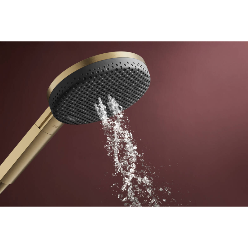 Hansgrohe RAINDANCE ALIVE SELECT S ручний душ (3 типи струменів RainAir, PowderRain, Massage), шліфованна бронза, (24500140)