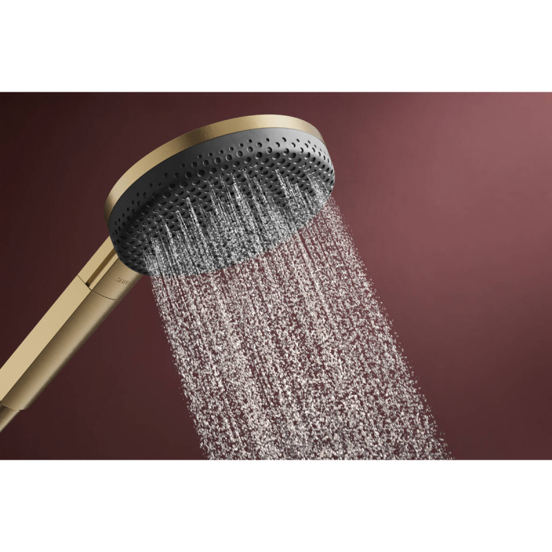 Hansgrohe RAINDANCE ALIVE SELECT S ручний душ (3 типи струменів RainAir, PowderRain, Massage), шліфованна бронза, (24500140)