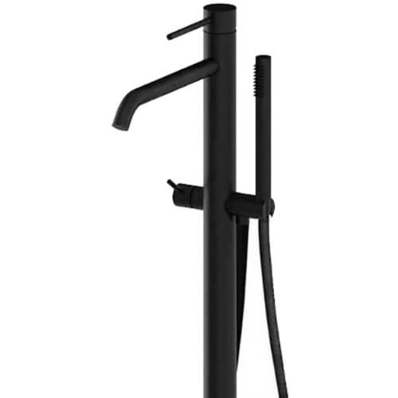 Paffoni Смеситель для ванны Light LIG 032 NO черный матовый (LIG032NO)