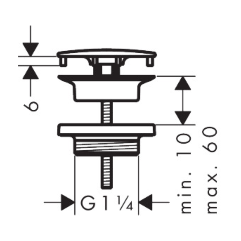 Axor Сливной набір для раковини , коліршліфованне червоне золото, (51301310)