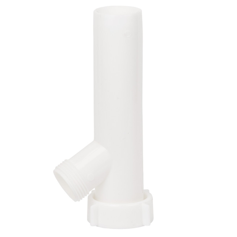 TAU Сифон для кухонної мийки з нержавіючим випуском 3½" виводом під пральну машину, квадратним переливом і гнучким відведенням Ø40/50мм (9842521)