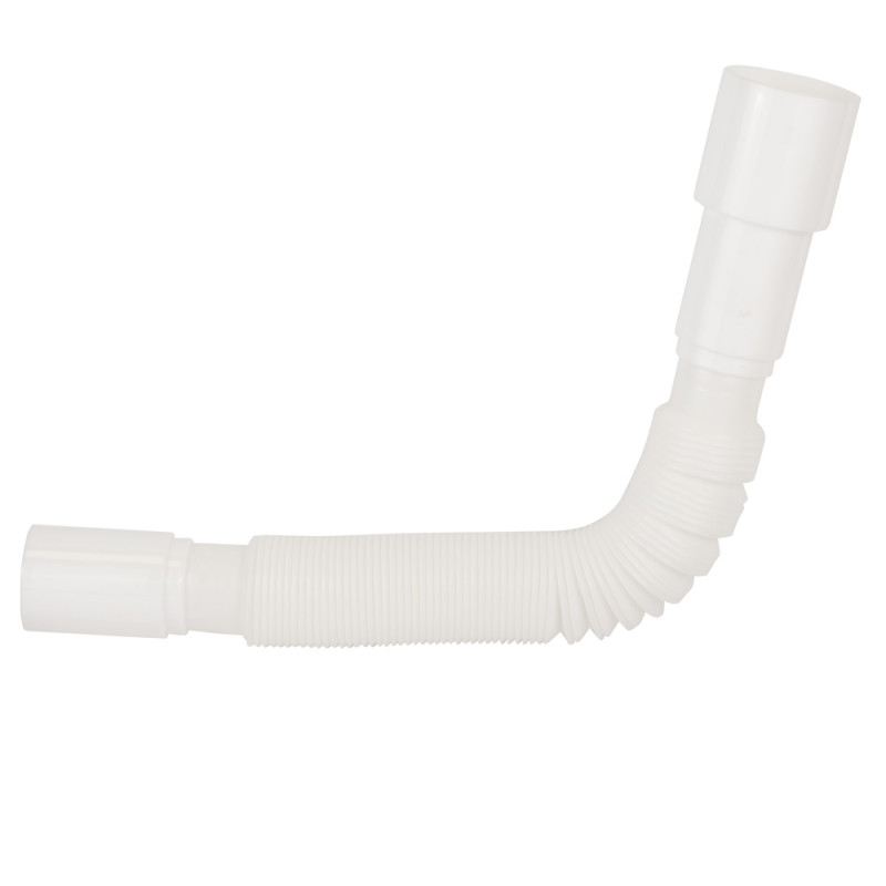 TAU Сифон для раковини з пластмасовим випуском і гнучким відведенням 1½"×Ø40/50мм (9841754)