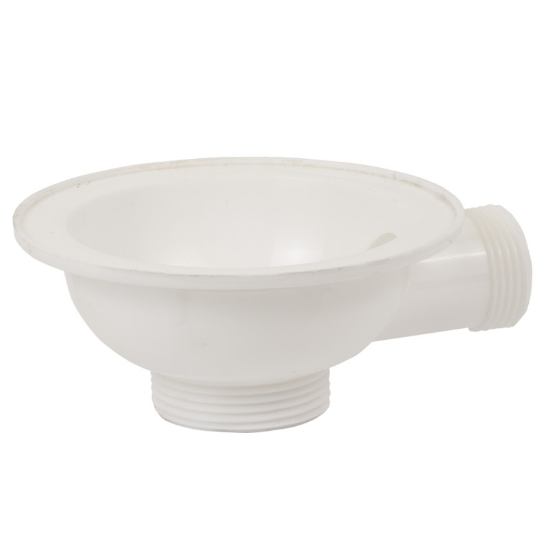 TAU Сифон для кухонної мийки з нержавіючим випуском 3½" круглим переливом і гнучким відведенням Ø40/50мм (9842530)