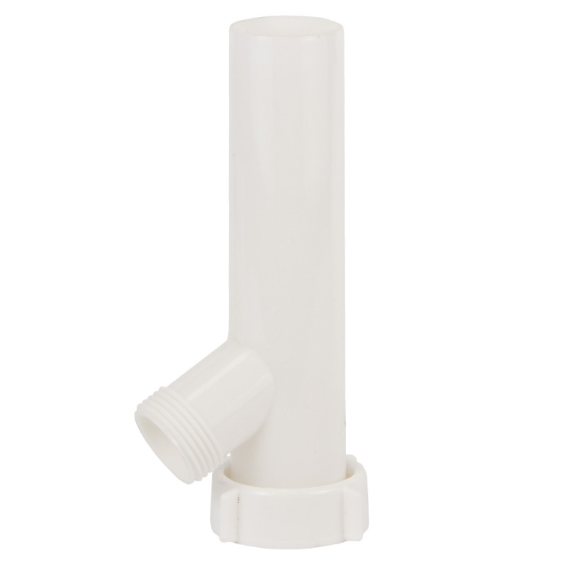 TAU Сифон для кухонної мийки з нержавіючим випуском 3½" виводом під пральну машину, круглим переливом і гнучким відведенням Ø40/50мм (9842520)