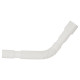 TAU Сифон для кухонної мийки з пластиковим випуском 3½" виводом під пральну машину круглим переливом і гнучким відведенням Ø40/50мм (білий) (9842821)